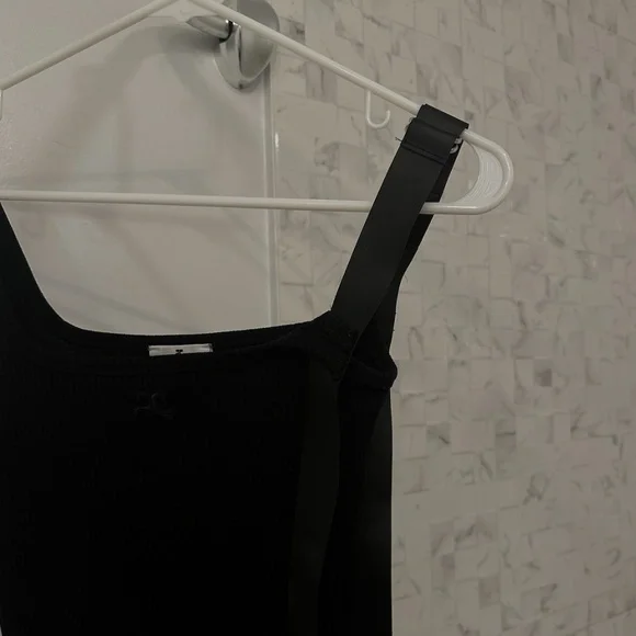 Courreges Leather Strap Tank Top Size S - Picture 5 of 10